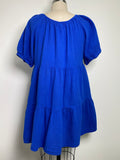 Old Navy Blue Gauze Dress, L