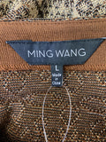 Ming Wang Brown Jacket, L