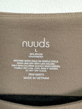 Nuuds Brown Bodysuit, L