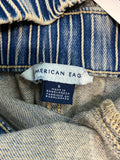 American Eagle Strapless Denim Dress, 6