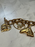 Gold Horse Charm Bracelet