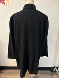 Eileen Fisher Black Snap Front Jacket, XL