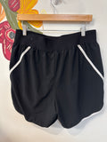 Livi Black Lined Shorts, 14/16
