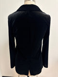 Sincerely Jules Black Velveteen Blazer Jacket, S