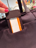 Briggs & Riley Plum Baseline BL255 Traveler Tote, 13"x21"x7.5" (retail $235)