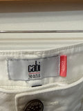 Cabi White 29.5" Inseam Jeans, 8