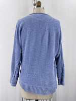 Palette Blue Chenille Sweater, M