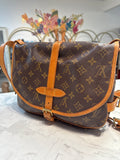 Louis Vuitton  Monogram Saumur 30 Messenger Bag, 11"x8.5"