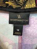 Worthington Print Skirt, 12