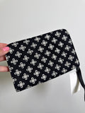 Vera Bradley Black Wristlet, 7"x5"