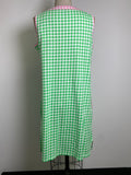 New Draper James x Lands End Green Gingham Dress, M