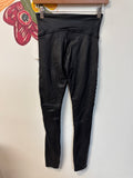 Spanx Black Faux Leather Leggings, S