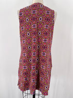 Lands End Print Dress, M Petite