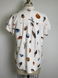 Jane + Delancey Shell Print Top, S