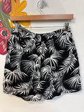 Modern Attraction Black Linen Shorts, L
