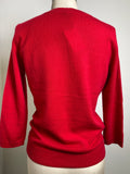 Talbots Red 100% Cashmere Sweater, M
