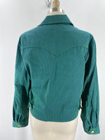 Isaac Mizrahi Gray/Navy Stripe Jacket, M