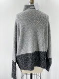Elie Tahari Gray Sweater, L