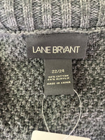 Lane Bryant Black/Gray Cardigan, 22/24