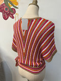 Eva Mendes Open Stitch Sweater, XS