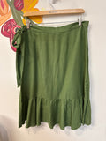 Ann Taylor Green Linen Skirt, 10
