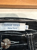 Evolve Black 28" Inseam Jeans, 9