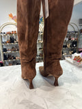 Dolce Vita Brown Suede Boots, 8 Wide Calf