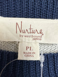 Nurture by Westbound Blue Sweater, L Petite