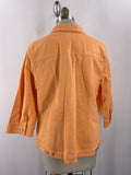 D&Co Orange Denim Jacket, L