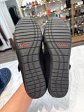 Taos Black Leather Shoes, 7