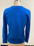 New Investments Blue Wool/Cashmere Sweater, S Petite