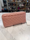 Vera Bradley Pink Quilted Wristlet, 7.5"x4"