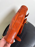 Michael Kors Burnt Orange Crossbody Bag, 9"x7"