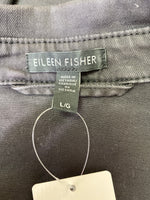 Eileen Fisher Black Denim Jacket, L (retail $220)