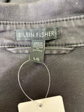Eileen Fisher Black Denim Jacket, L (retail $220)