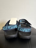 Teva Black/Blue Sandals, 7
