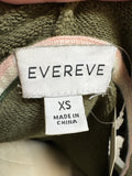Evereve Green Hoodie Vest, XS