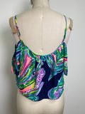 Lilly Pulitzer Open Shoulder Top, 10