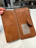 Jen & Co Brown Wristlet Wallet