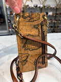 Patricia Nash European Map Farleigh Phone Crossbody, 4"(W) x 7 3/8"(H) x 1 3/4"(D)