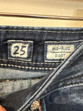 Miss Me Mid Rise Boot 30" Inseam Jeans, 25 (0)