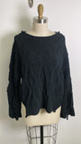 Pol Black Chenille Sweater, S