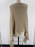 Kimberly C. Tan Poncho Sweater, One Size