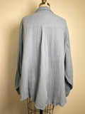 Torrid Blue Gauze Top, 3X