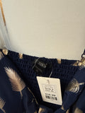 Toxik 3 Blue/Gold Romper, XL