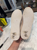 Donald Pliner White Retro Platform Dew Shoes, 6 (retail $238)