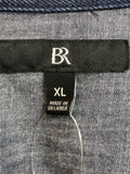 Banana Republic Popover Denim Top, XL