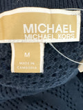 Michael Kors Blue Open Stitch Sweater, M