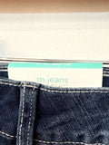 New M Jeans Maurices Straight Curvy 34" Inseam Jeans, 20W Long