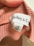 Hailey & Co Pink Top, 1X